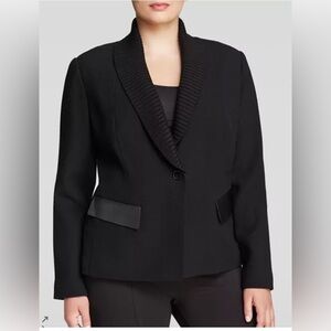 Lafayette 148 New York Plus
Flori Shawl Collar Jacket Virgin Wool